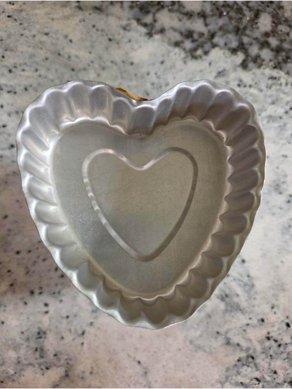 Set Of 12 Vintage Small Aluminum Heart Molds- Jello/ Cake Heart Shaped Molds